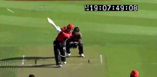इस खिलाड़ी ने 1 ओवर में 6 छक्के जड़कर T-20 क्रिकेट में किया एक और धमाका This player hit 6 sixes in 1 over, another blast in T-20 cricket