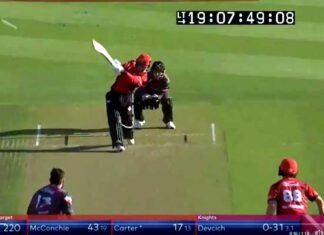 इस खिलाड़ी ने 1 ओवर में 6 छक्के जड़कर T-20 क्रिकेट में किया एक और धमाका This player hit 6 sixes in 1 over, another blast in T-20 cricket