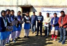 जीआईसी कल्जीखाल में चित्रकला प्रतियोगिता एवं नुक्कड़ नाटक प्रतियोगिता आयोजित Painting-competition