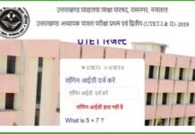 UTET 2019: उत्तराखंड TET के नतीजे जारी, यहाँ देखें UTET-2019