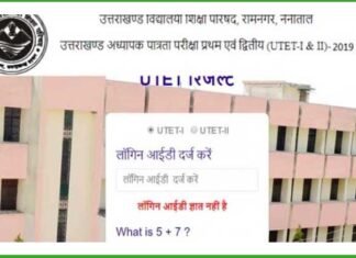 UTET 2019: उत्तराखंड TET के नतीजे जारी, यहाँ देखें UTET-2019