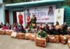 कड़कड़ाती ठंड में कंबल और स्वेटर बांटकर बेसहारा परिवारों का सहारा बना हंस फाउंडेशन bhole-ji-maharaj