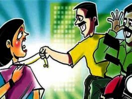 ग्रेटर नोएडा के जगत फार्म मार्केट में बाइक सवार बदमाशों ने महिला की चेन लूटी chain-lootkar-farar