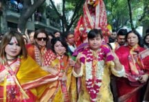 माँ धारी देवी की भव्य डोली यात्रा के दौरान दर्शनों के लिए उमड़ा दिल्ली-NCR के प्रवासी उत्ताराखंडियों का सैलाब ma-dhari-devi-doli