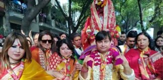 माँ धारी देवी की भव्य डोली यात्रा के दौरान दर्शनों के लिए उमड़ा दिल्ली-NCR के प्रवासी उत्ताराखंडियों का सैलाब ma-dhari-devi-doli