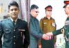 सेना मेडल से नवाजे गए उत्तराखंड के वीर सपूत शहीद मेजर चित्रेश बिष्ट, बेटे की वीरता का मेडल लेते हुए पिता की आंखें हुई नम mejor chitresh bisht sena medal