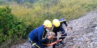 सतपुली : एसडीआरएफ टीम ने की मॉक ड्रिल, घायल चालक को रेस्क्यू कर बहुत कम समय में पहुँचाया अस्पताल mock-drill