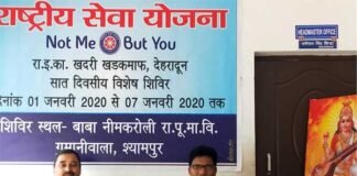 जीआईसी खदरी द्वारा आयोजित सात दिवसीय एनएसएस कैंप में पहुंचे एम्स के डॉक्टर rashtriya-seva-yojana