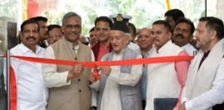राज्यपाल भगत सिंह कोश्यारी एवं उत्तराखण्ड के सीएम त्रिवेन्द्र रावत ने नवी मुम्बई में ‘‘उत्तराखण्ड भवन‘‘ का किया लोकार्पण। uttarakhand-bhawan-mumbaibai