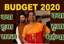 Budget 2020 : जानें नए बजट में क्या हुआ सस्ता और क्या महंगा, नया टैक्स स्लैब है वैकल्पिक BUDGET-2020