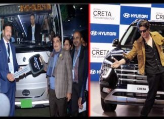 Auto Expo 2020: केंद्रीय मंत्री नितिन गडकरी ने लांच की देश की पहली इंटरसिटी इलेक्ट्रिक बस, बॉलीवुड स्टार शाहरुख खान व दलेर मेहंदी रहे दूसरे दिन का आकर्षण auto expo 2020