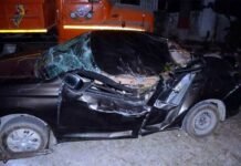 उत्तराखंड: चलती कार पर पेड़ गिरने से महिला की मौत, पति और बेटी घायल car-accident