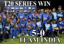 T20 सीरीज: टीम इंडिया ने न्यूजीलैंड को 5-0 से हराकर रचा इतिहास, आखिरी मैच 7 रनों से हराया टीम इंडिया ने न्यूजीलैंड को 5-0 से हराकर रचा इतिहास