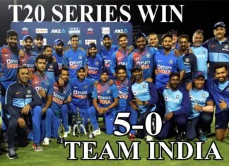 T20 सीरीज: टीम इंडिया ने न्यूजीलैंड को 5-0 से हराकर रचा इतिहास, आखिरी मैच 7 रनों से हराया टीम इंडिया ने न्यूजीलैंड को 5-0 से हराकर रचा इतिहास