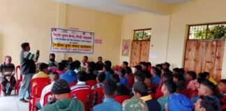 नेहरू युवा केन्द्र पौड़ी ने सतपुली में लगायी युवा संसद nehru-yuva-kendra-pauri