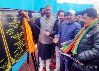 मुख्यमंत्री ने चंपावत के विकास के लिए 116 करोड़ रुपये की 33 योजनाओं का किया लोकार्पण एवं शिलान्यास schemes worth Rs 116 crore in Champawat