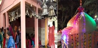 बारिश के बावजूद थानेश्वर महादेव मंदिर में भारी संख्या में जुटे श्रद्धालु thaneshwar-mahadev