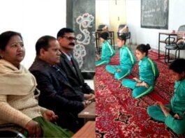 श्रीनगर गढ़वाल : ब्लॉक स्तरीय योग ओलम्पियाड मे बच्चों ने दिखाई प्रतिभा yoga