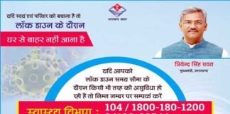 कोरोना के मद्देनजर मुख्यमंत्री ने राज्य के मंत्रियों को सौपी जिलेवार जिम्मेदारी coronavirus-lockdown
