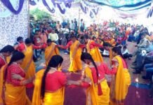 कल्जीखाल ब्लॉक के सरासू गाँव में मनाया होली मिलन महोत्सव holi-milan