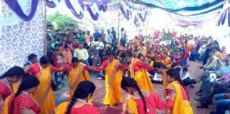 कल्जीखाल ब्लॉक के सरासू गाँव में मनाया होली मिलन महोत्सव holi-milan