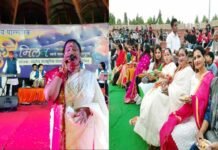 पर्वतीय होली मिलन समारोह में लोक गीतों के साथ खेली गई पारम्परिक होली holi-milan-samaroh-idirapur