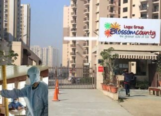कोरोना वायरस: नोएडा में मिला एक और कोरोना का मरीज, अब तक कुल मामले 9 logix-blossom-county-societi sector 137 noida