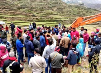 भूमि पूजन के साथ ही शुरू हो गया है पौड़ी की ल्वाली झील का निर्माण कार्य lwali-jheel-pauri