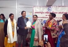 श्रीनगर गढ़वाल: पत्रकार गंगा असनोड़ा थपलियाल को “बिगुल सम्मान 2020” से नवाजा Ganga Asnora Thapliyal gets "Bugul Samman 2020"