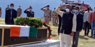 शहीद देवेंद्र सिंह का पार्थिव शरीर गुप्तकाशी पहुंचा, मुख्यमंत्री ने दी अंतिम सलामी Shaheed-Devendra-Singh