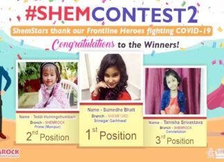 कोरोना वारियर्स को ट्रिब्यूट देने की राष्ट्रीय स्तर की प्रतियोगिता में शेमफोर्ड स्कूल श्रीनगर गढ़वाल का दबदबा Shemford School, Srinagar wins national level competition