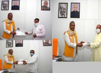 कोविड-19 के दृष्टिगत उत्तराखंड जल संस्थान ने मुख्यमंत्री राहत कोष दिया 37 लाख 93 हजार 408 रुपए का चेक cm-relief-fund-donation