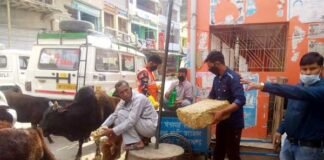 सतपुली में कोरोना के खिलाफ जंग में योद्धा बने हर्षवर्धन गौड़ corona-warriors-in-satpuli