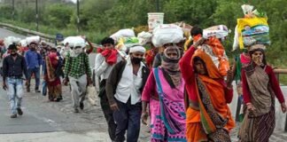 लॉकडाउन में फंसे मजदूर, पैदल न चलें, सभी की सुरक्षित वापसी की बन रही है कार्ययोजना: CM योगी lockdown-me-fanse-majdur