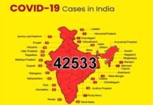 42 हजार के पार पहुंचा देश में कोरोना मरीजों का आंकड़ा, किस राज्य में कितने मरीज, देखें पूरी लिस्ट COVID-19-case-in-india