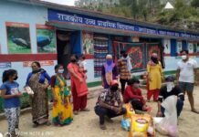 पोखड़ा, रिखणीखाल, देवप्रयाग, पंतनगर और चंपावत में बने क्वारंटीन सेंटरों में रह रहे प्रवासियों को खाद्य सामग्री उपलब्ध करवा रहा है हंस फाउंडेशन Hans-Foundation-corona