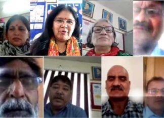 प्रधानाचार्य व प्रधानाध्यापकों के खाली पड़े पदों पर तत्काल पदोन्नति की मांग को लेकर प्रधानाचार्य एसोसिएशन की ऑनलाइन मीटिंग Principal-Association-online