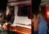 उत्तराखंड के प्रवासियों को पुणे से लेकर आ रही बस दुर्घटनाग्रस्त bus-collided-with-a-truck-i