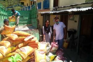 food distribution program in Rikhanikhal block