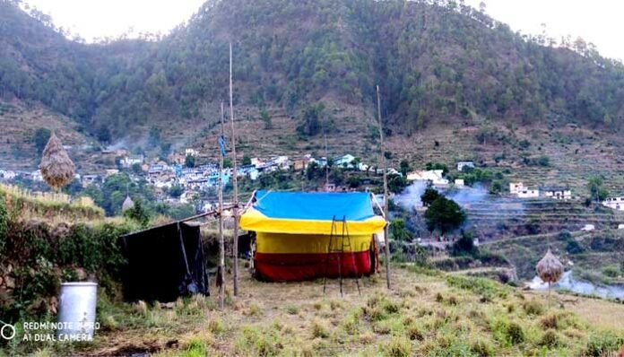 tent-house-for-quarantine-in pauri