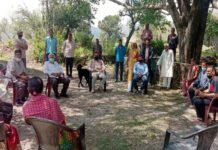 कृषि एवं उद्यान विभाग द्वारा संचालित विभन्न योजनाओं को लेकर किनगोड़ी गाँव में संयुक्त संगोष्ठी का किया आयोजन kaljikhal