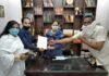 अस्पतालों की लापरवाही से गर्भवती महिला की मौत पर महिला उन्नति संस्था ने राज्य महिला आयोग की अध्यक्षा विमला बाथम को सौंपा ज्ञापन memorandum submitted to State Women Commission President Vimla Batham on the death of a pregnant woman due to negligence of hospitals