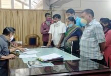 पौड़ी गढ़वाल : क्वारंटाइन केंद्रों के लिए दी गई किट व खटिया के विरोध में उतरे ग्राम प्रधान pradhan-sangathan-pauri