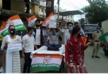 पेट्रोल-डीजल के दामो में बढ़ोतरी को लेकर कांग्रेसियों का विरोध प्रदर्शन पेट्रोल-डीजल के दामो में बढ़ोतरी को लेकर कांग्रेसियों का विरोध प्रदर्शन