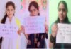 युवा कांग्रेस ने केंद्र सरकार की वर्चुअल रैली का काली पट्टी बांध कर किया विरोध। Youth Congress opposes the virtual rally of the Central Government by black band