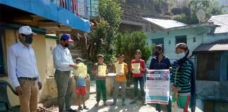 भारतीय रेड क्रॉस सोसाइटी एवं भारत स्काउट गाइड पौड़ी ने चलाया जनजागरूकता अभियान Indian Red Cross Society and Bharat Scout Guide Pauri launched public awareness campaign