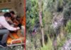 सतपुली के नजदीक राशन से लदा ट्रक दुर्घटनाग्रस्त, चालक घायल truck-fell-near-satpuli