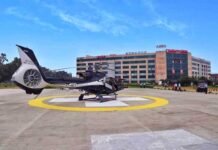 AIIMS ऋषिकेश में एयर एंबुलेंस सेवा का सफल ट्रायल, बना देश का पहला ऐसा सरकारी स्वास्थ्य संस्थान जिसके पास अपना हेलीपैड Successful trial of air ambulance service at AIIMS Rishikesh Helipad