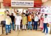 चार माह का वेतन नहीं देने और नौकरी से निकालने के विरोध में कलेक्ट्रेट पर प्रदर्शन, पीड़ित कर्मचारियों के समर्थन में उतरे सामाजिक संगठन के कार्यकर्ता Galgotia-College-worker-protection