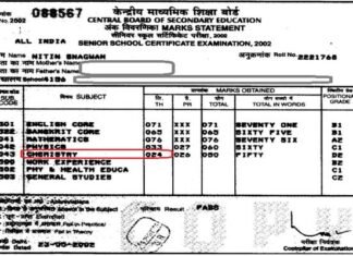 कम नंबर आने वाले विद्यार्थी निराश न हों, IAS अफसर ने अपनी CBSE 12वीं की मार्कशीट शेयर कर बताया, 65% से भी कम नंबर आये थे, केमिस्ट्री में थे पासिंग मार्क्स IAS nitin sangwan mark sheet